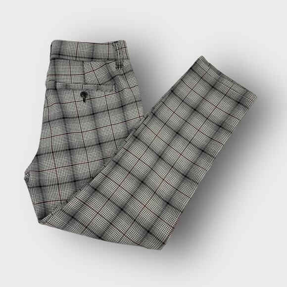 American Eagle Super Hi-Rise Plaid Skinny Trouser Size 4 Regular - Picture 2 of 10